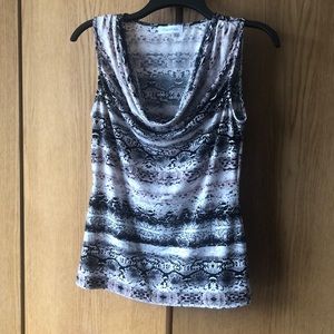 Calvin Klein cowl neck sleeveless top